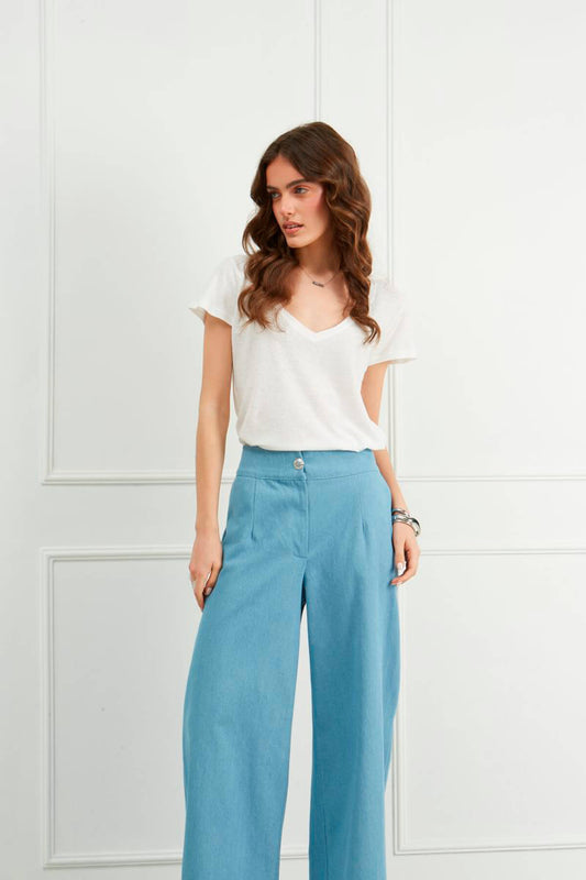 Παντελόνα denim blue