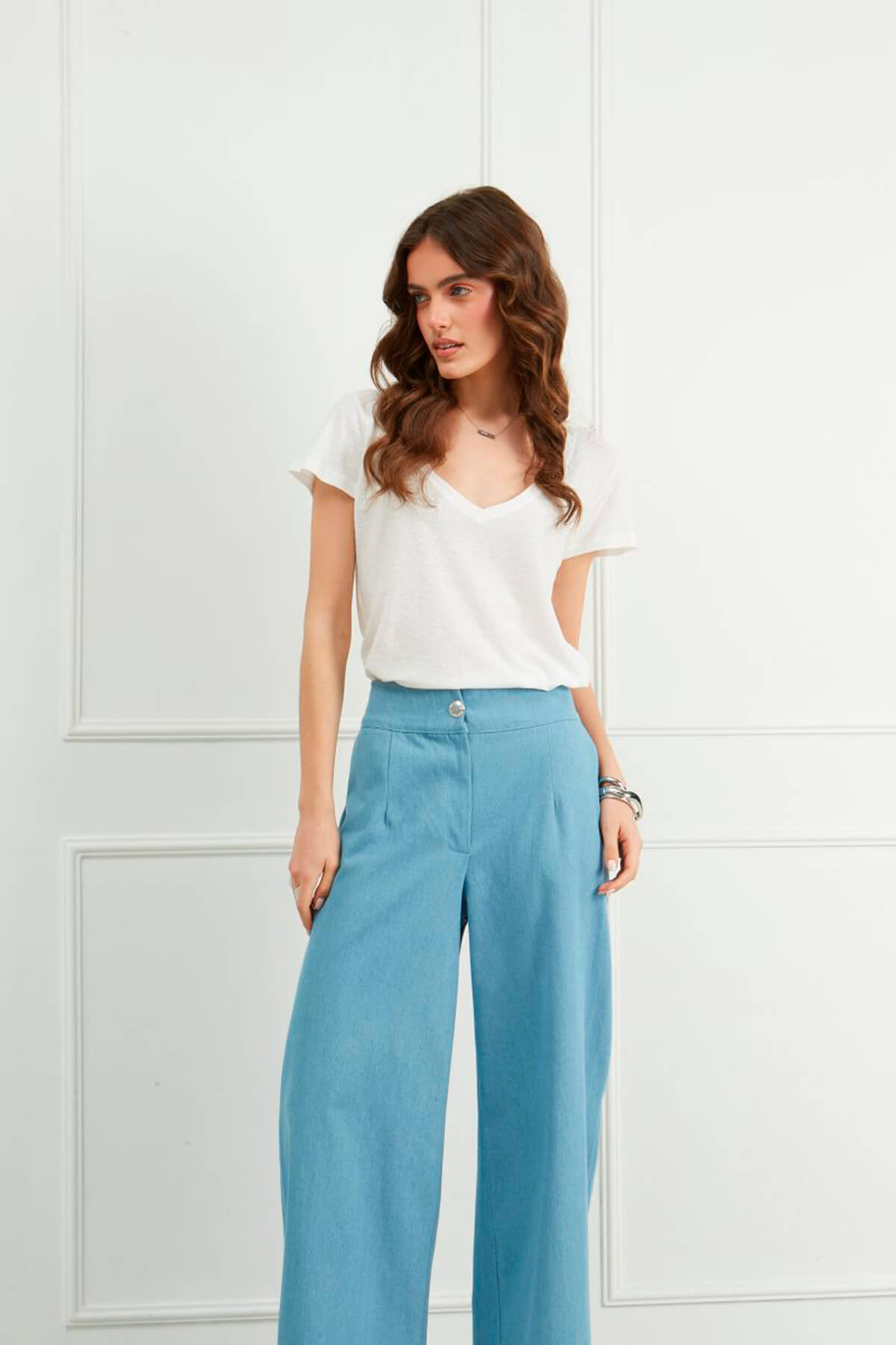 Παντελόνα denim blue