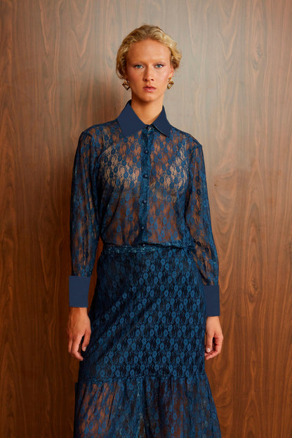 Φούστα blue lace