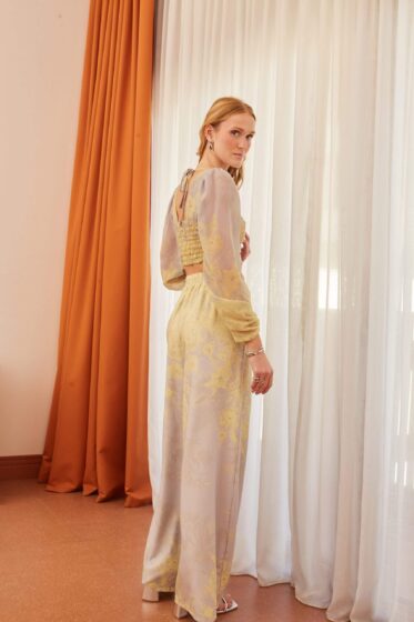 Παντελόνα γκρι – κίτρινο - alternate view