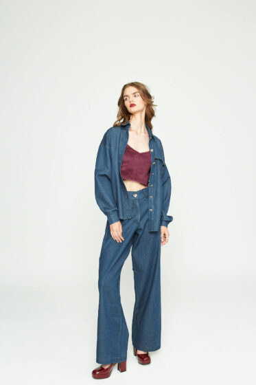 Τζάκετ μπλε τζιν - alternate view