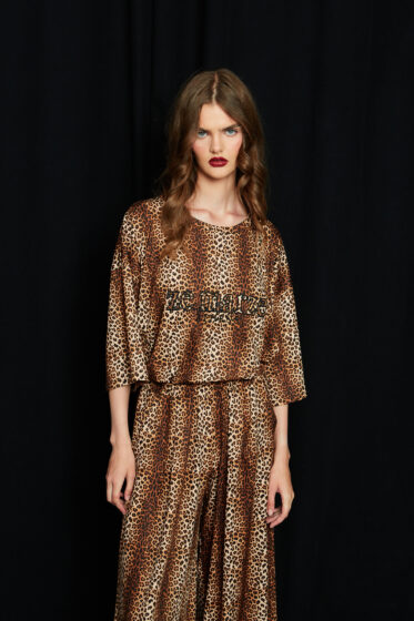 Oversized t-shirt ze_marze leopard