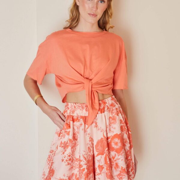 Shorts κλος πορτοκαλί – βερικοκί